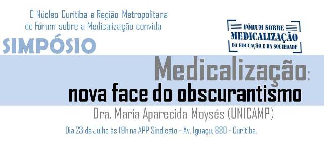 simposio medicalizacao a nova face da obscuridade