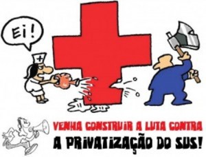 contra privatizacao da saude