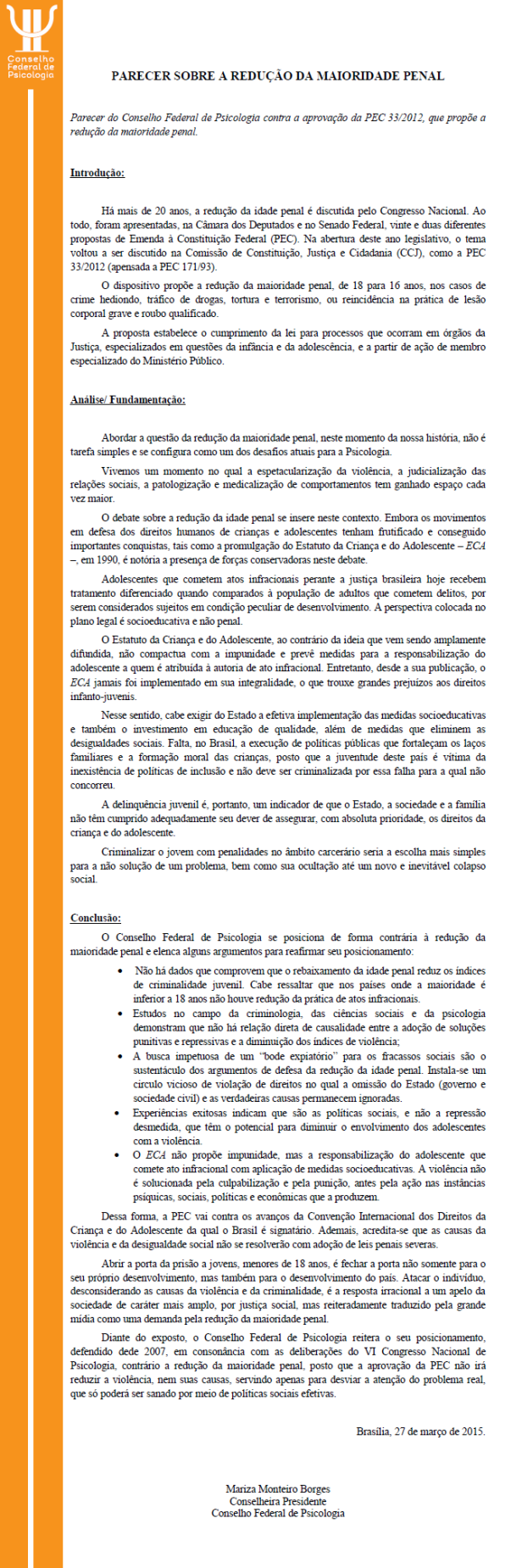 CFP texto